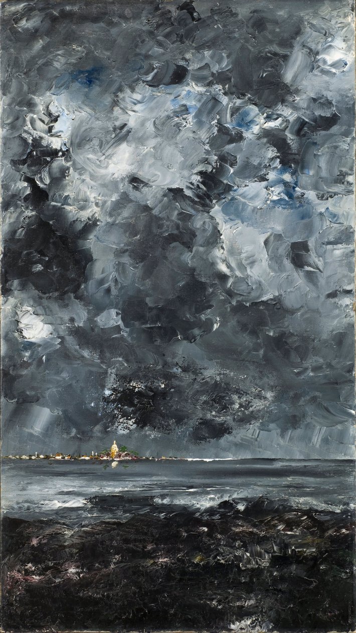 La ville - Město - Strindberg, srpen (1849-1912) - 1903 - Olej na plátně - 94,5x53 - Nationalmuseum Stockholm od August Johan Strindberg