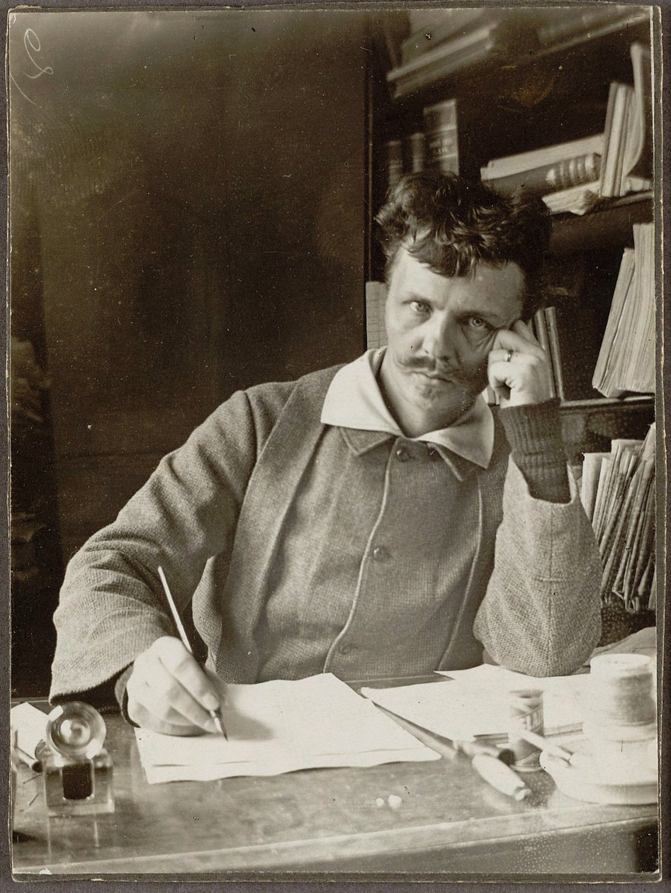 Autoportrét od August Johan Strindberg