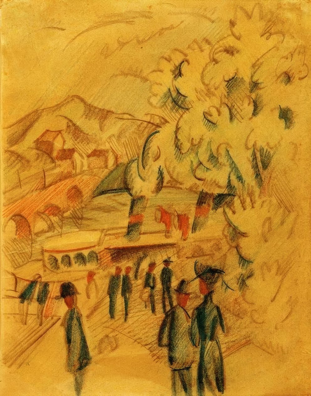 Cesta do země od August Macke