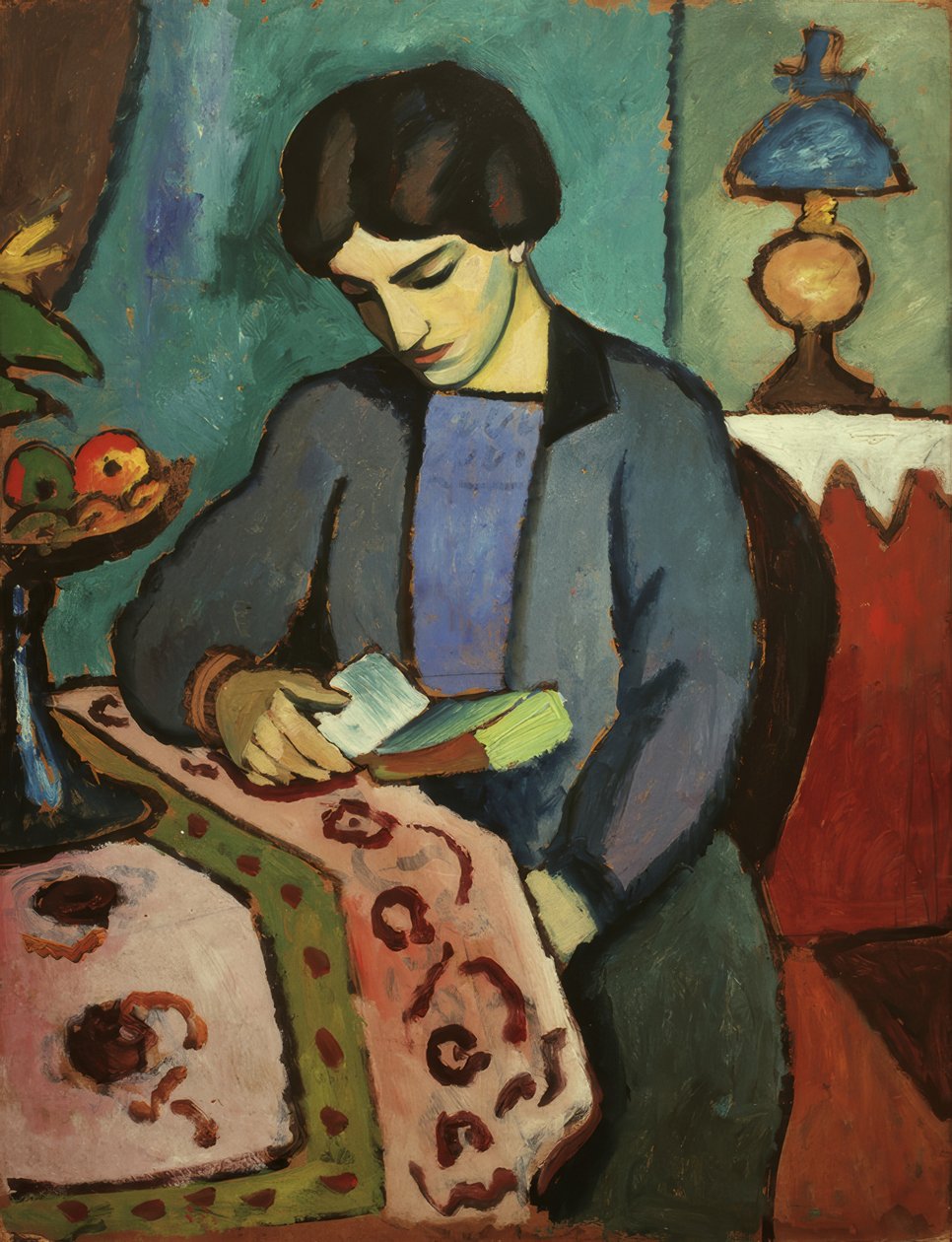 Umělcova manželka od August Macke
