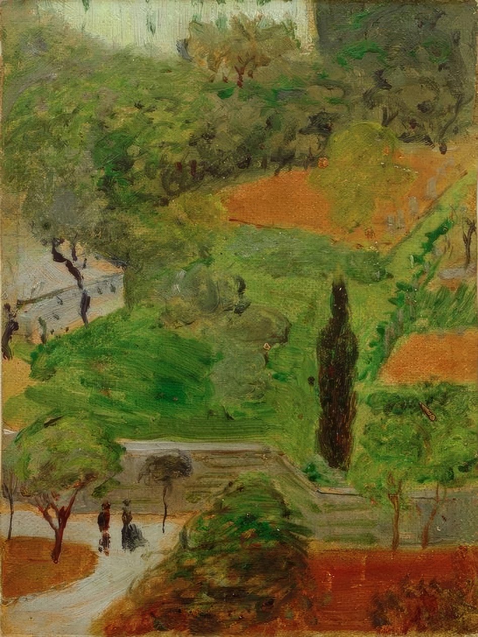 Připomínka z italské cesty od August Macke