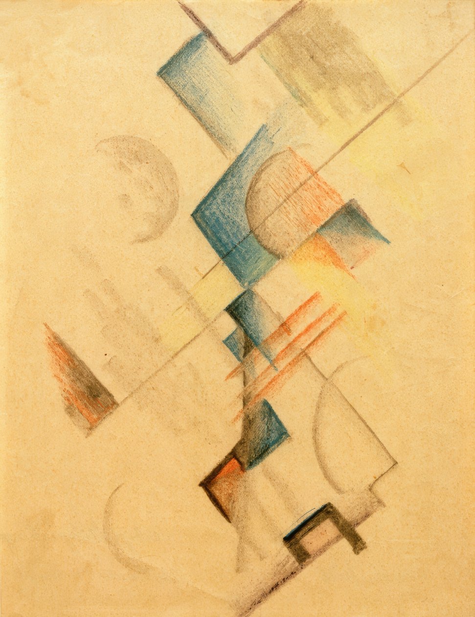 Barevné tvary (abstraktní tvary) od August Macke