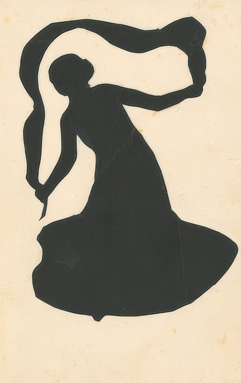 Žena s mašlí. 1907/08 od August Macke