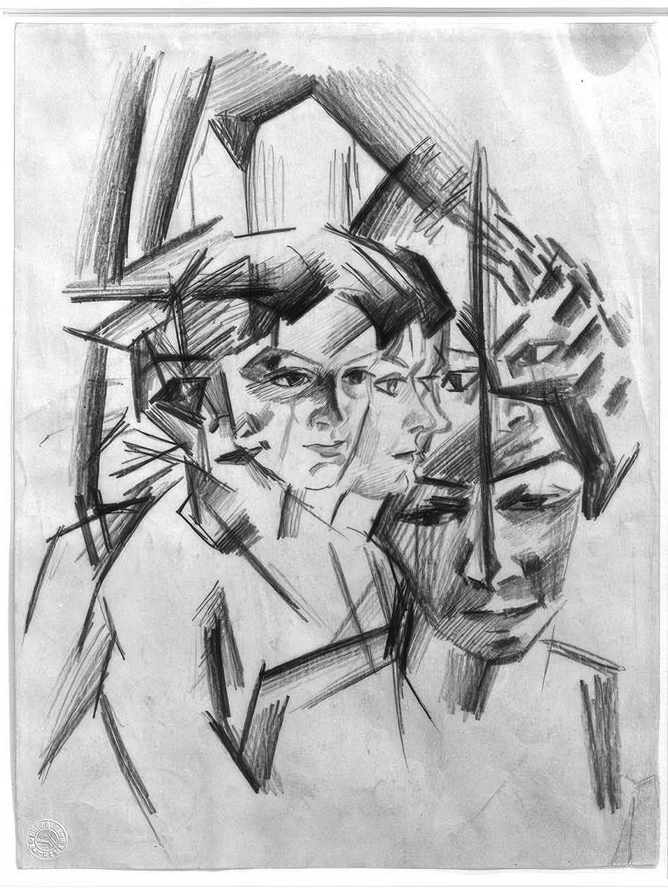 Futuristické mysli (Elisabeth) od August Macke