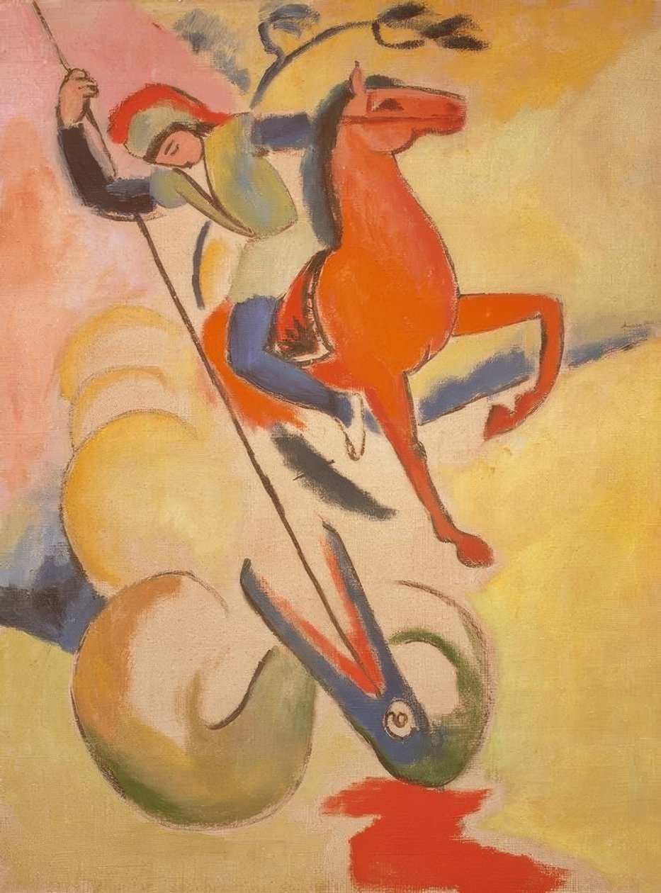 Svatý Jiří od August Macke