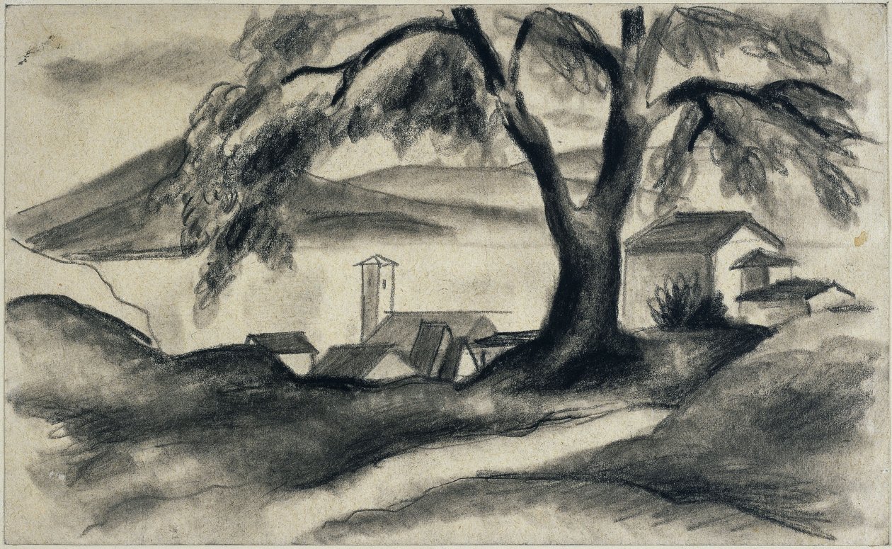 Hilterfingen u Thunského jezera od August Macke