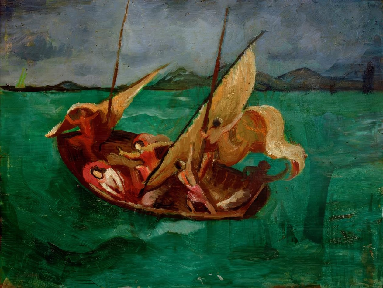 Ježíš na jachtě od August Macke