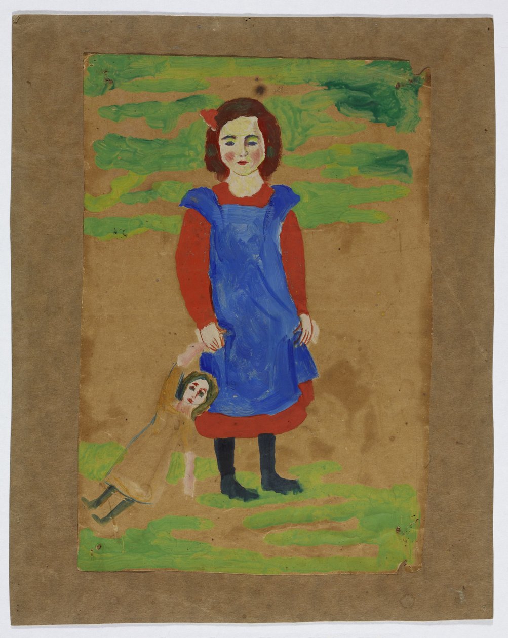 dítě s panenkou od August Macke