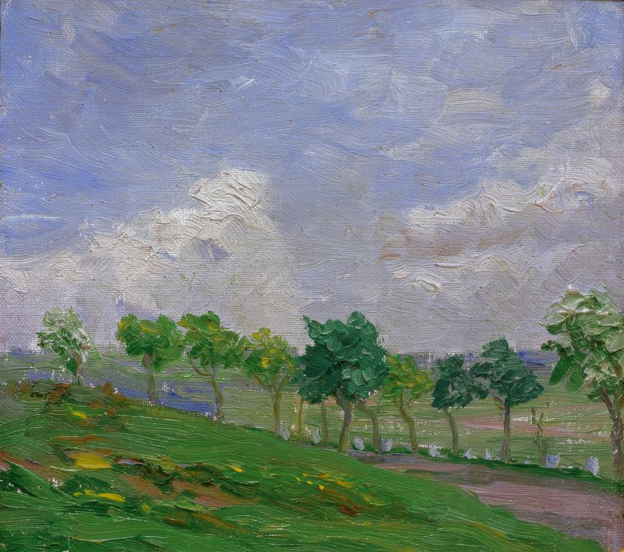 Krajina poblíž Kandern od August Macke