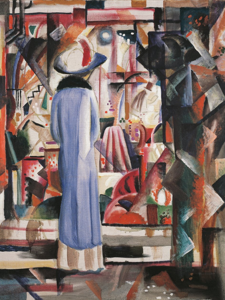 Velká světlá výloha od August Macke