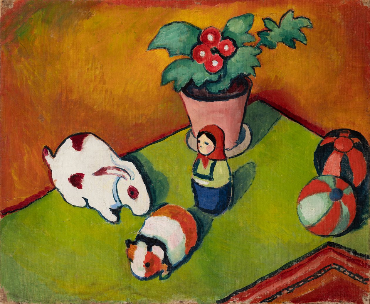 Hračky malého Waltera od August Macke