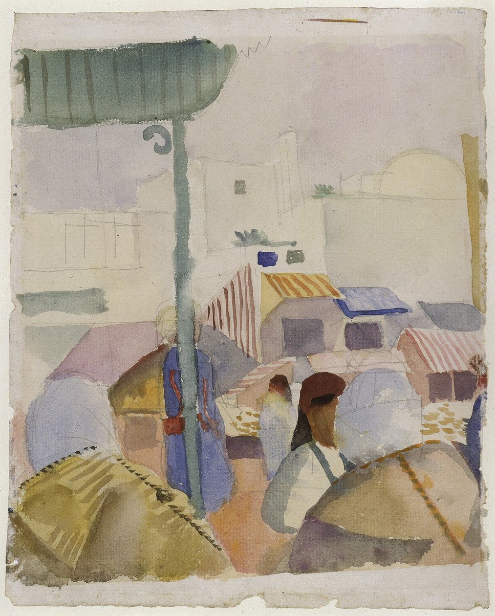 Trh v Tunisu II od August Macke