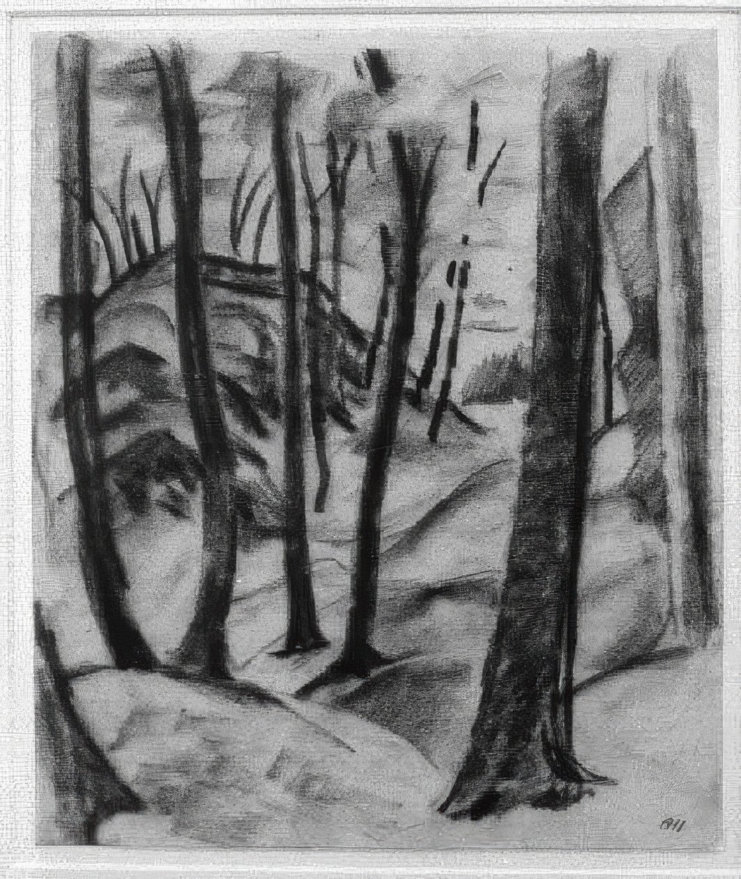 Motiv z Wolfsschluchtu od August Macke