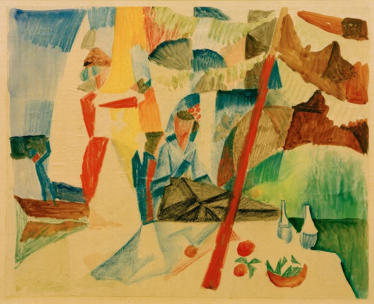 Piknik po plavbě od August Macke