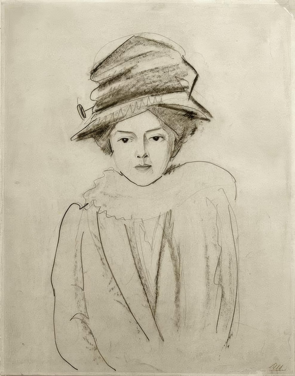 Portrét Elly Jost od August Macke