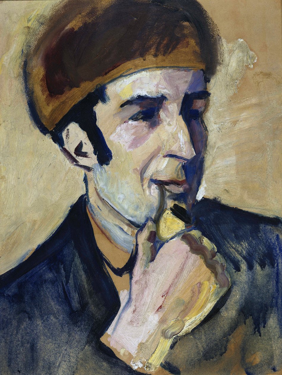 ""Portrét Franze Marca (1880-1916)"" Peinture d