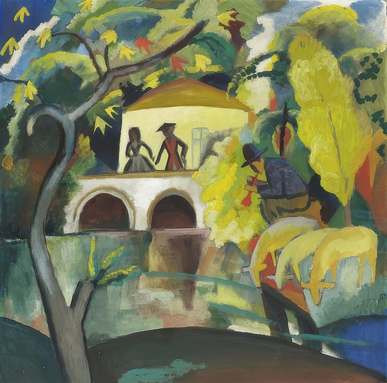 Rokoko. 1912 od August Macke