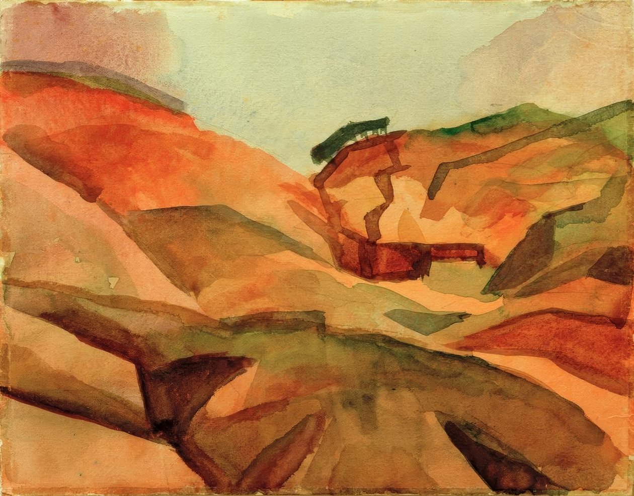 kaňon od August Macke