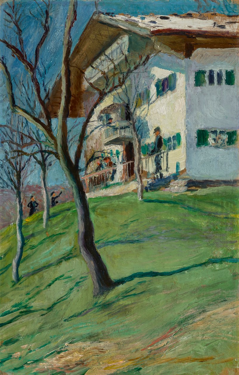 Naše chaloupka v Tegernsee od August Macke