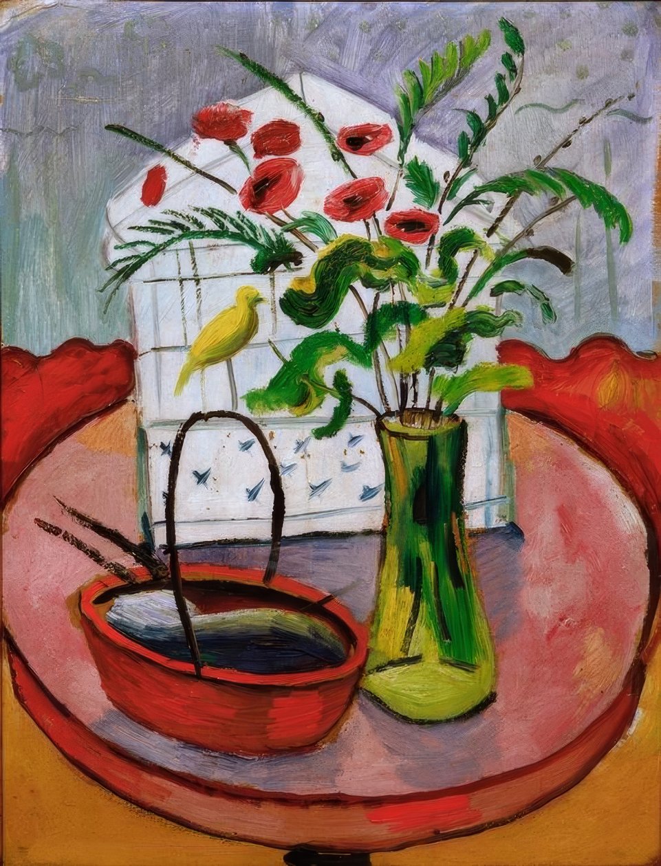 Vogelbauer od August Macke