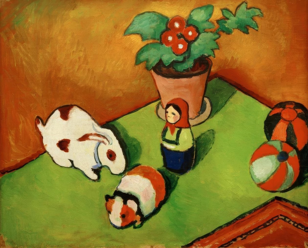 Hračky malého Waltera od August Macke