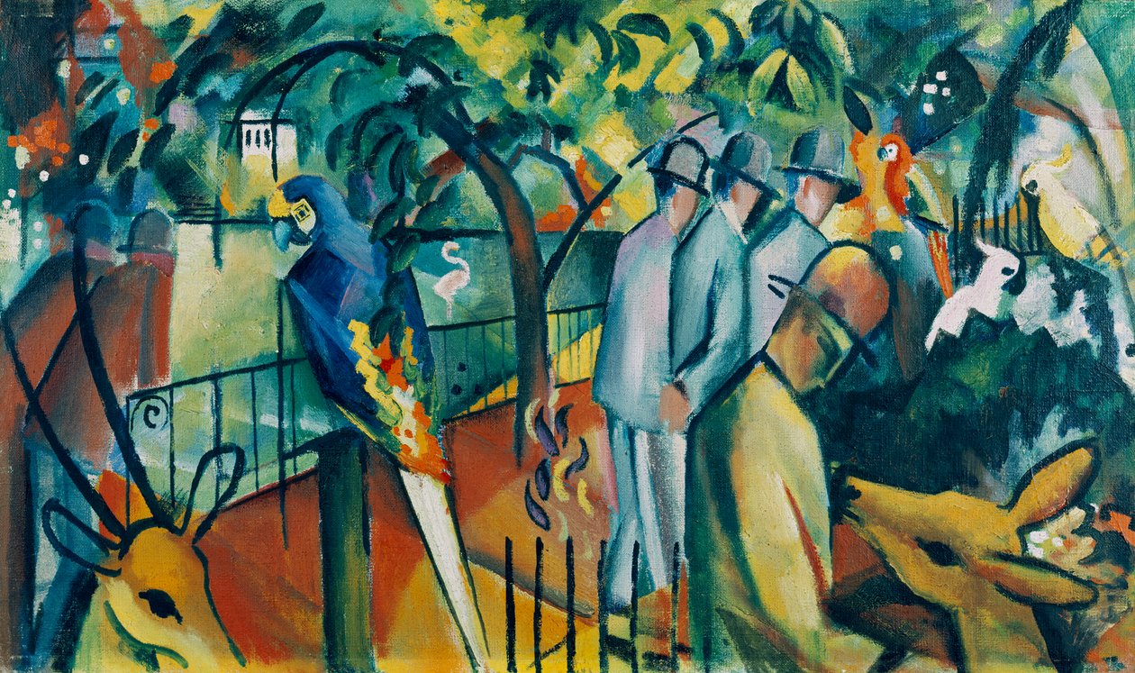 Zoologická zahrada I od August Macke