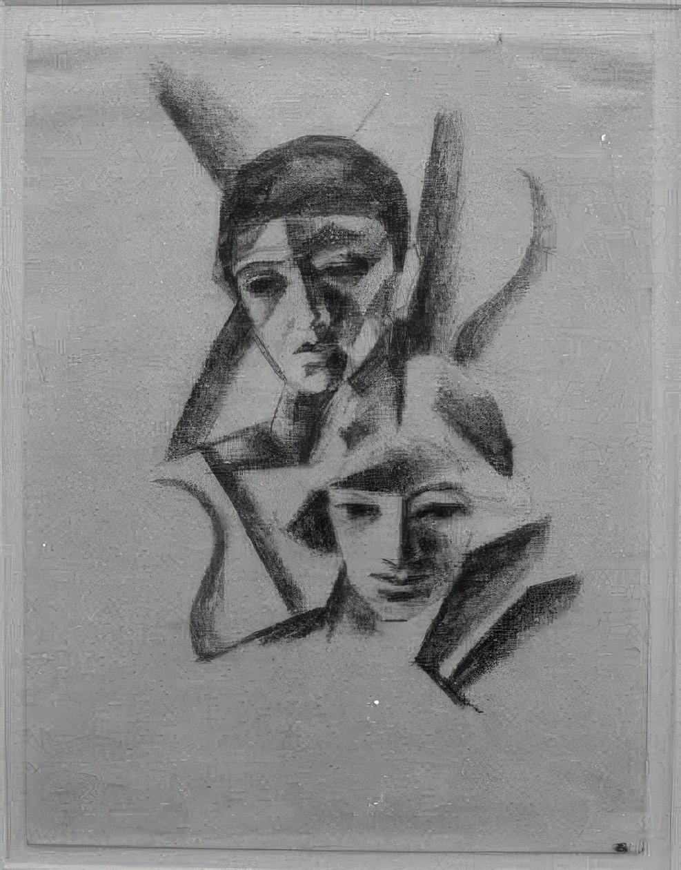 Dvě hlavy od August Macke