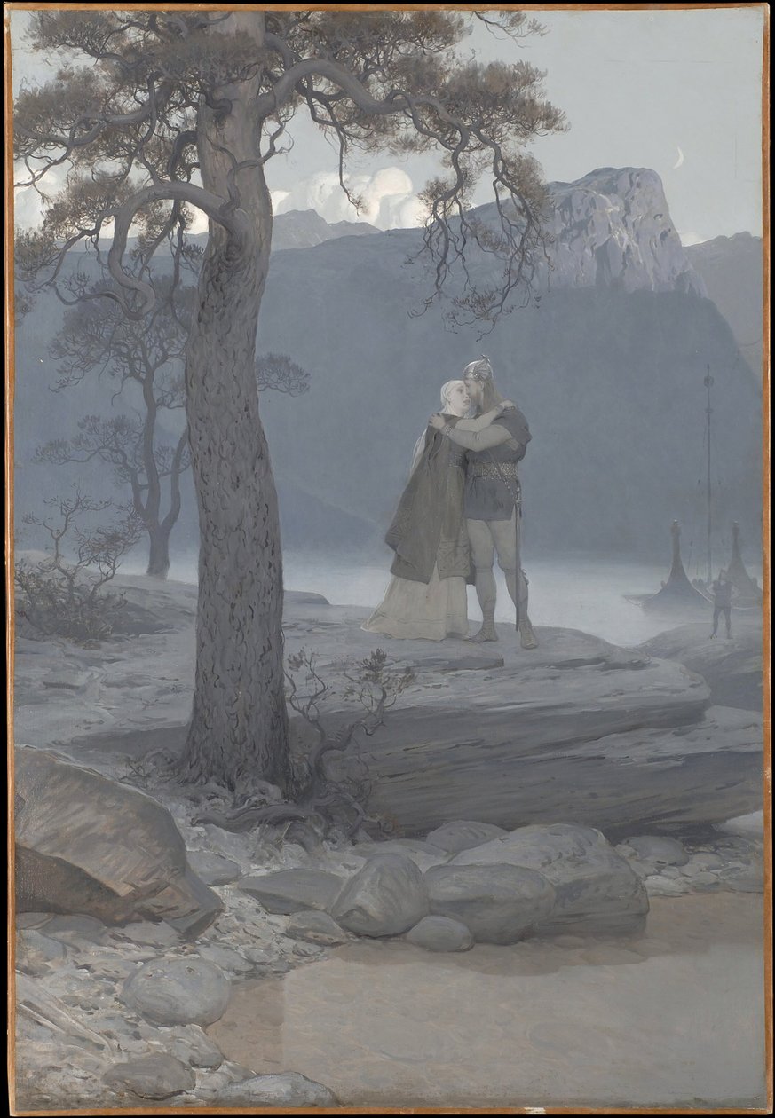 Rozloučení (z Frithiofovy ságy) od August Malmström