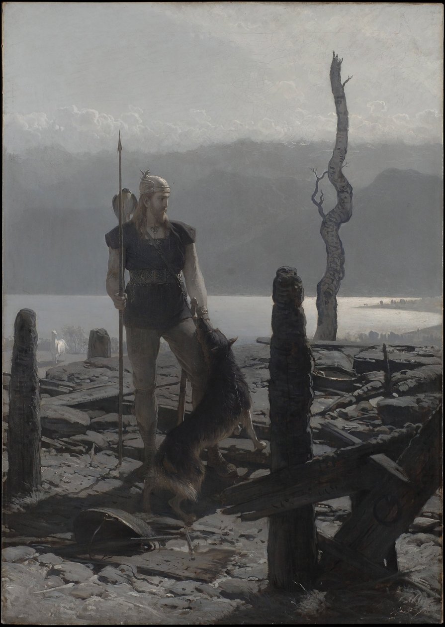 Frithiofův návrat (z Frithiofovy ságy) od August Malmström