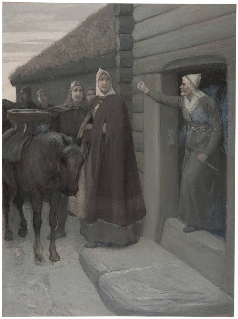 Ilustrace k Njalově sáze od August Malmström