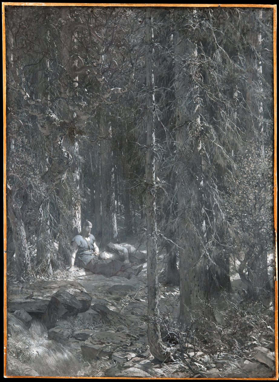 Frithiofovo pokušení (z Frithiofovy ságy) od August Malmström