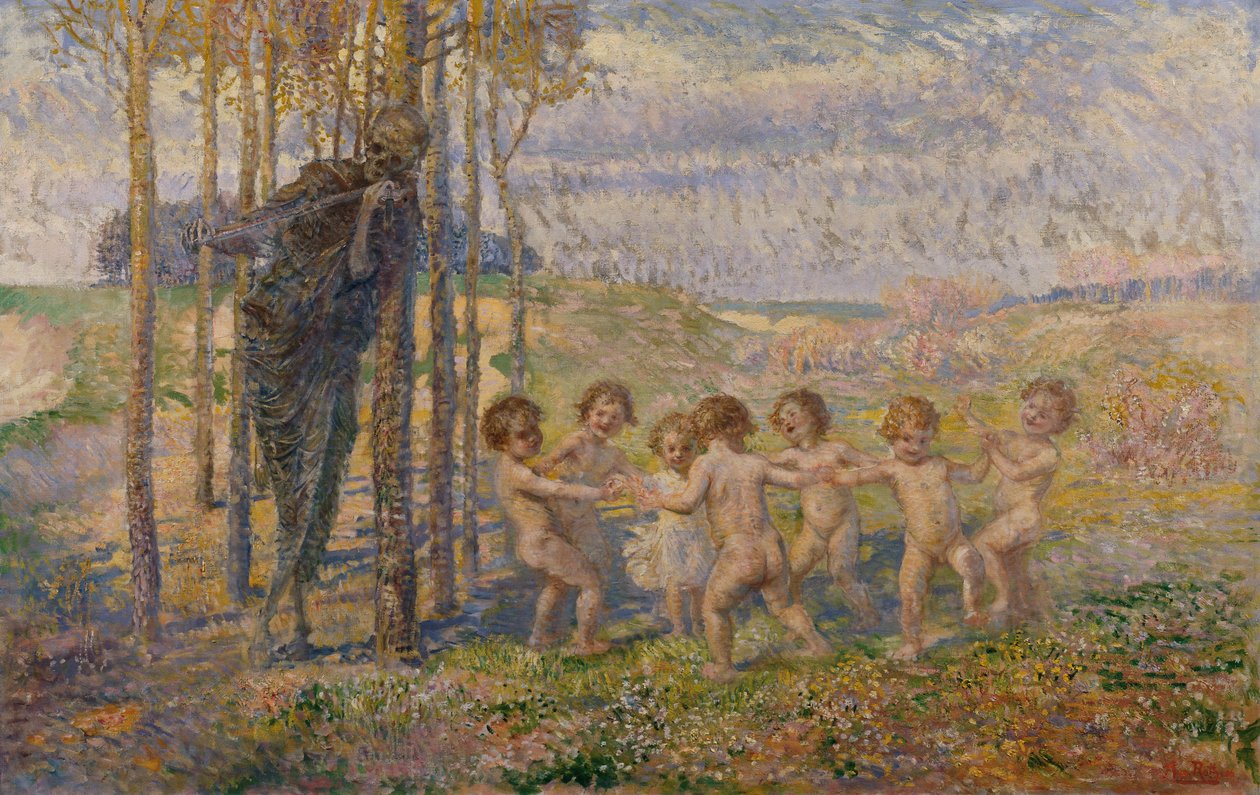 Dětský kruhový tanec od August Roth