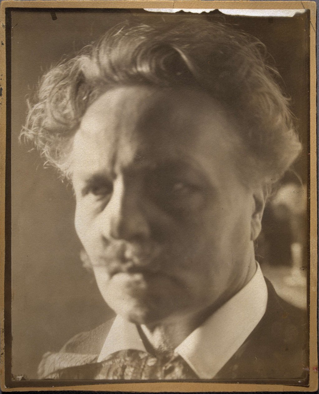 Autoportrét Augusta Strindberga od August Strindberg