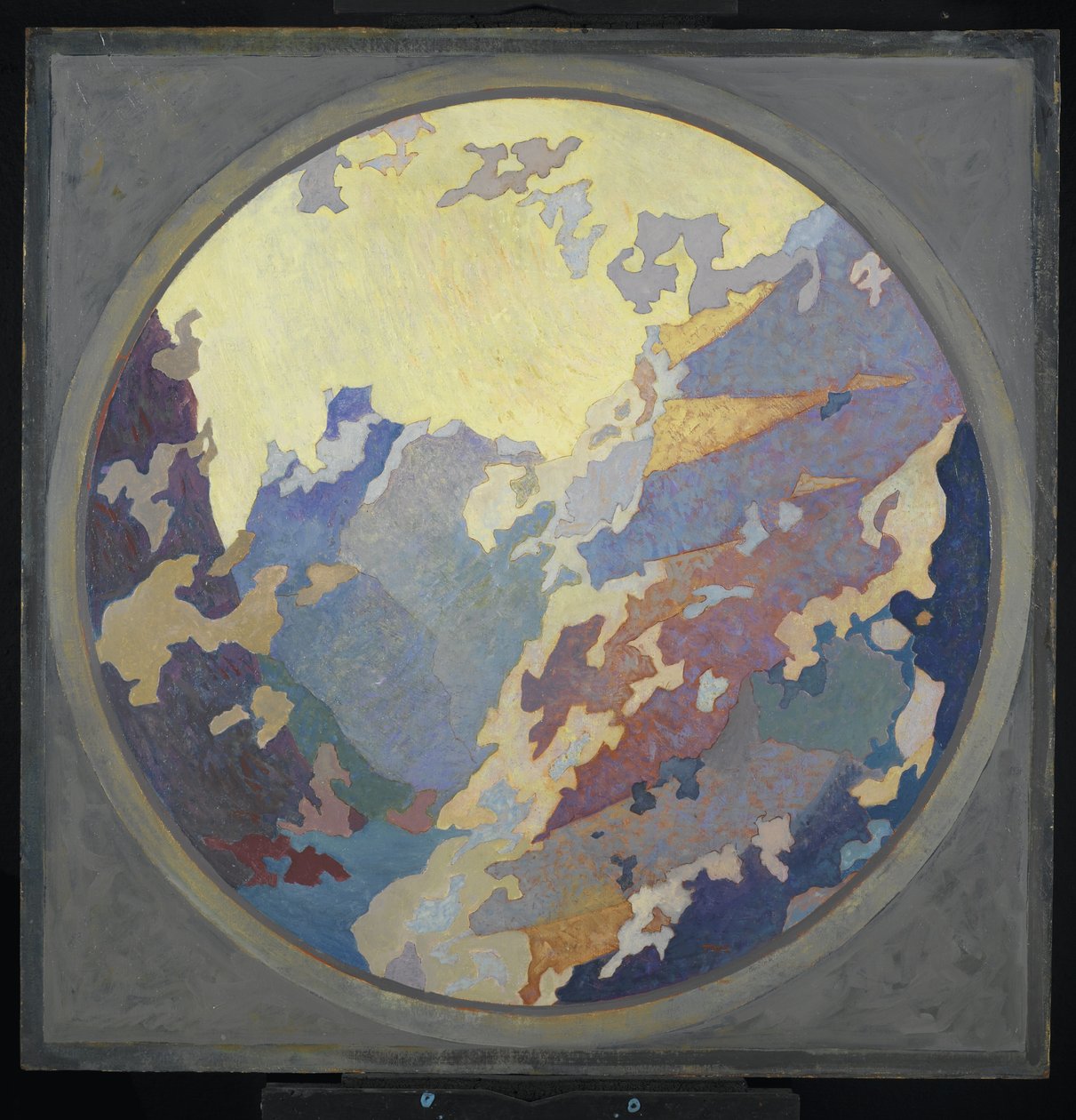 Canyon, kolem roku 1931 (olej na plátně na kartonu) od August Vincent Tack