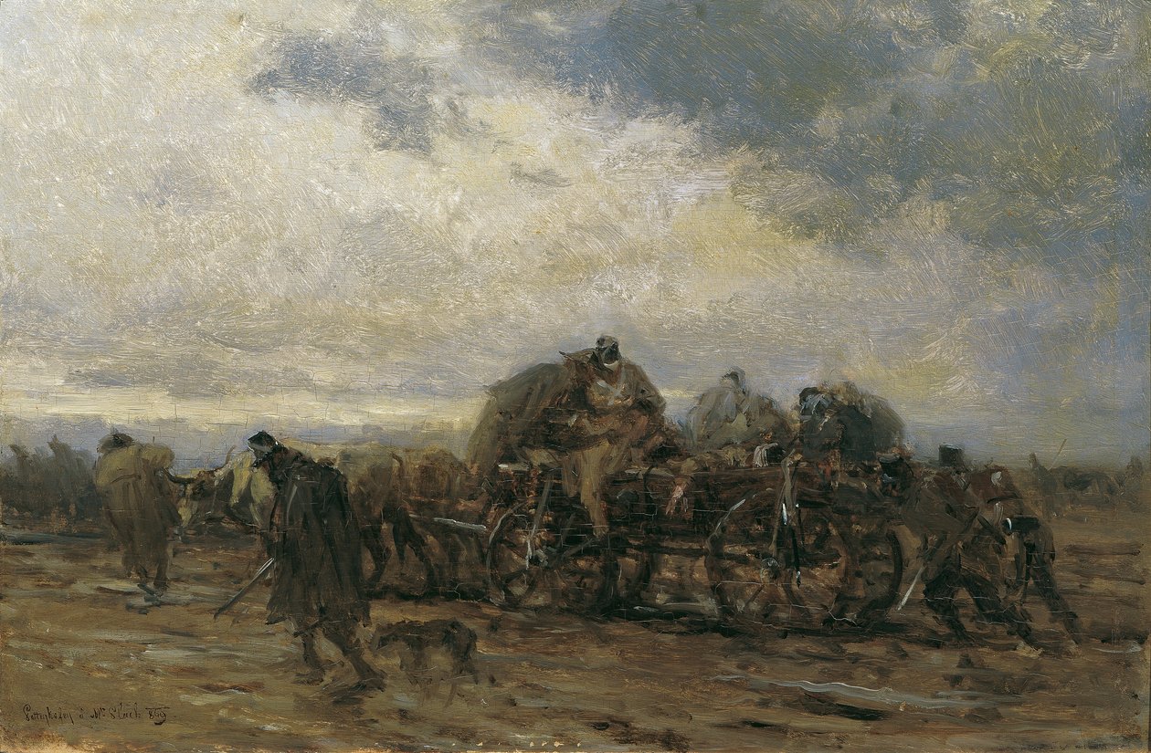 Transport raněných II od August von Pettenkofen