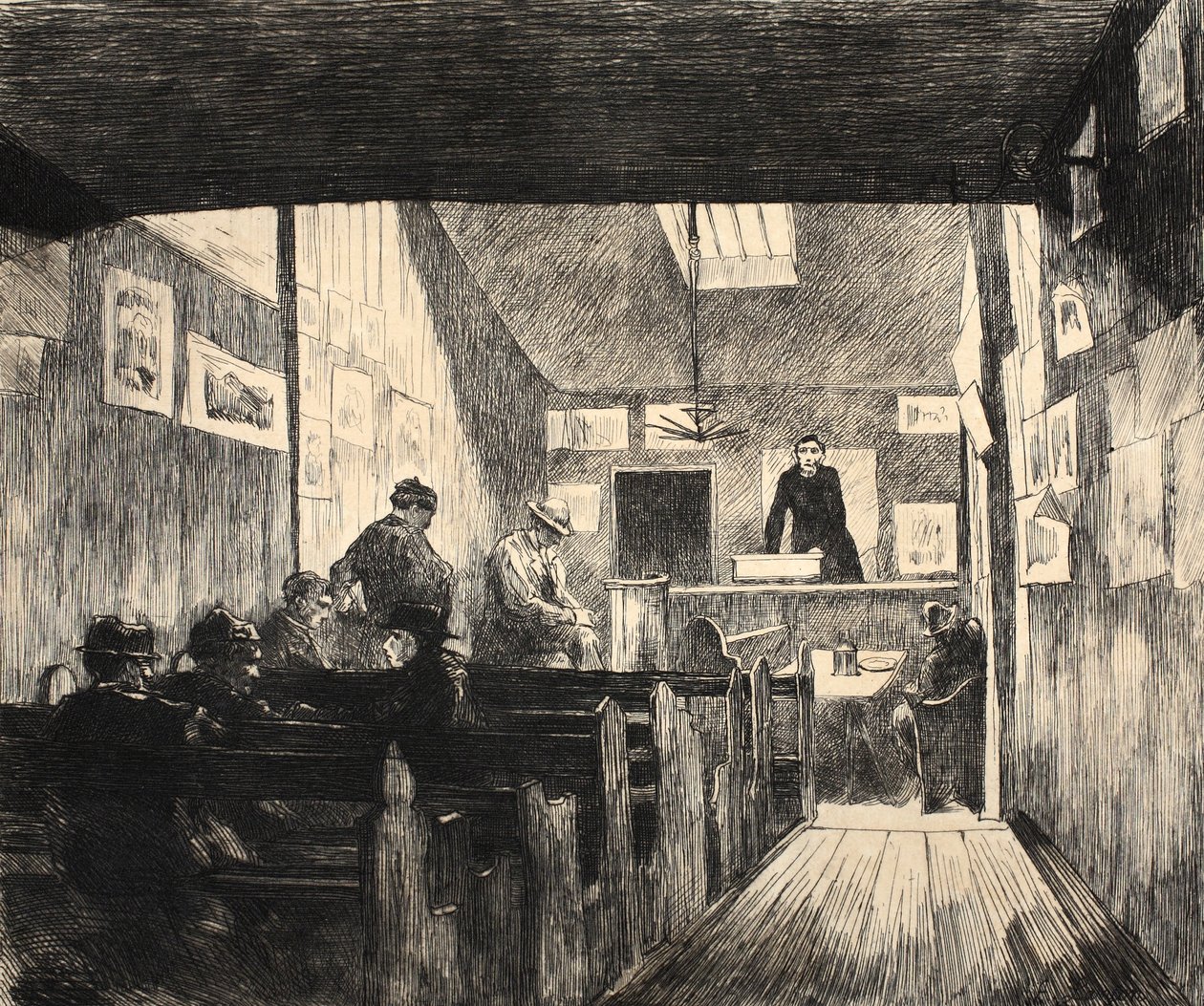 Ilustrace z publikace "La Rue a Londres", vydavatelství G. Charpentier et Cie, 1884. od Auguste Andre Lancon