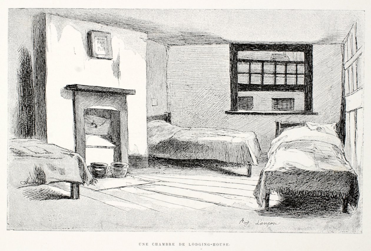 Une Chambre de lodging-house, ilustrace z 