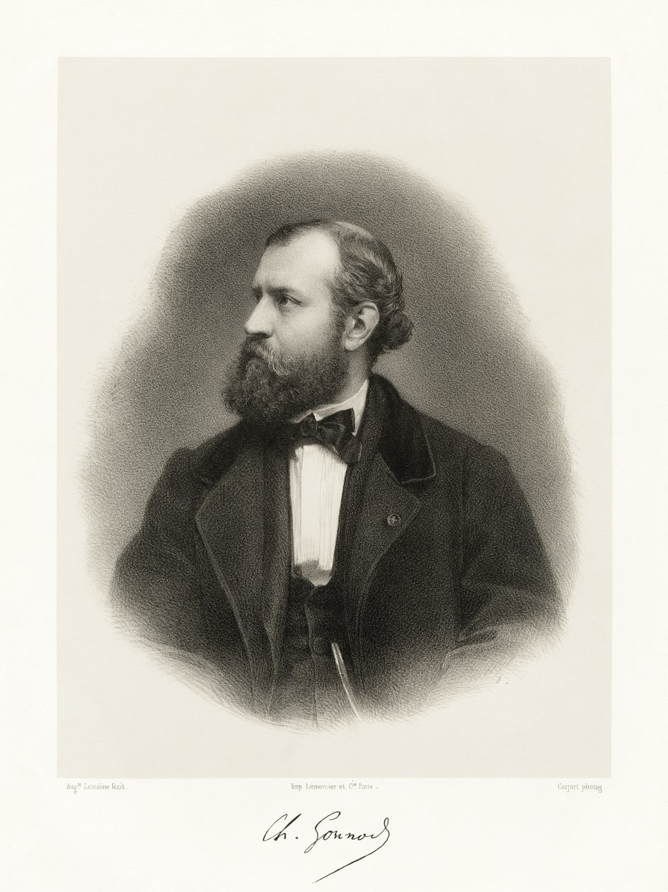 Charles Gounod, 1865-66 od Auguste Charles Lemoine
