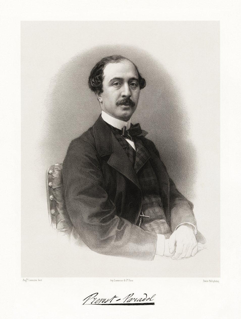 Lucien Anatole Prévost-Paradol, 1865-66 od Auguste Charles Lemoine