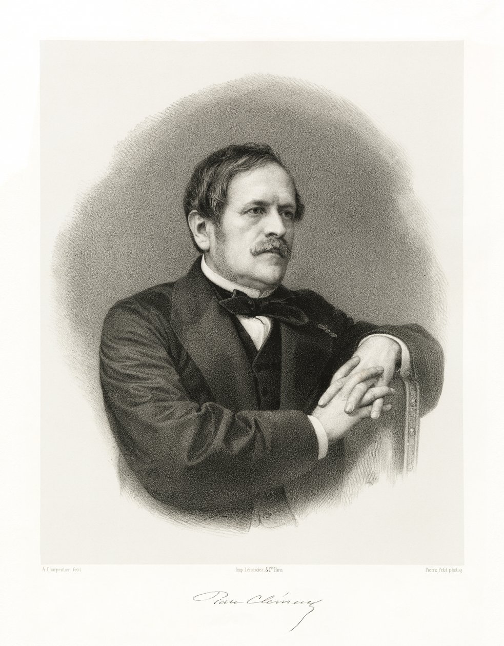 Jean Pierre Clément, 1865-66 od Auguste Charpentier