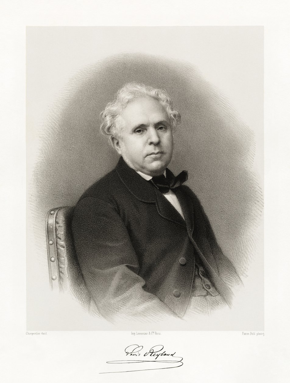 Marie Roch Louis Reybaud, 1865-66 od Auguste Charpentier