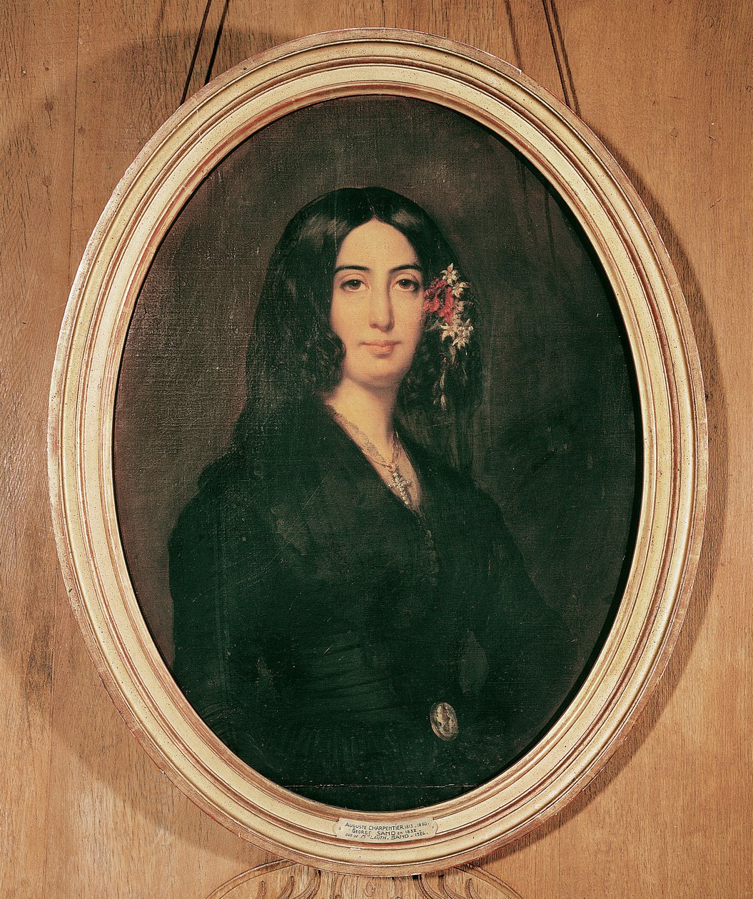 Portrét George Sandové (1804-76) od Auguste Charpentier
