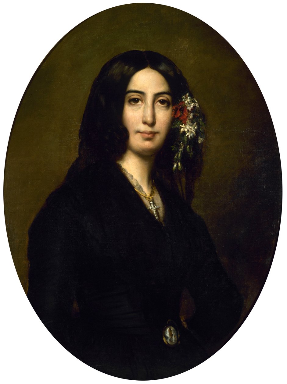 Portrét George Sanda od Auguste Charpentier