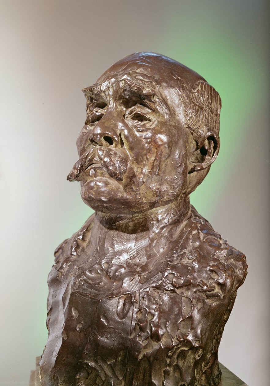 Busta Georgese Clemenceau, 1911 (bronz) od Auguste Rodin