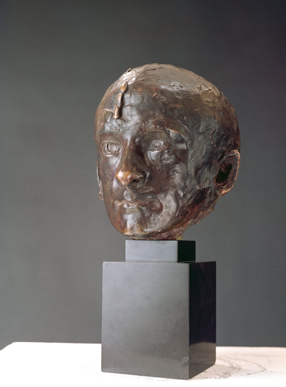 Charles Baudelaire, 1898 (bronz) od Auguste Rodin