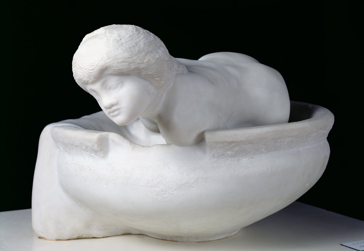 Malá víla vody aneb Duch pramene, 1903 (mramor) od Auguste Rodin
