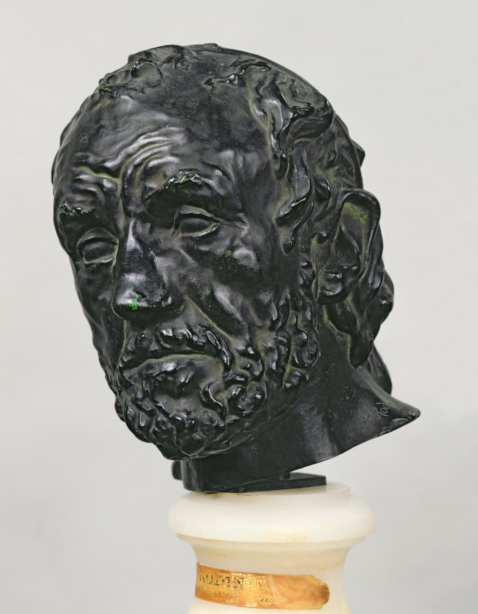 Muž se zlomeným nosem, 1865 (bronz) od Auguste Rodin
