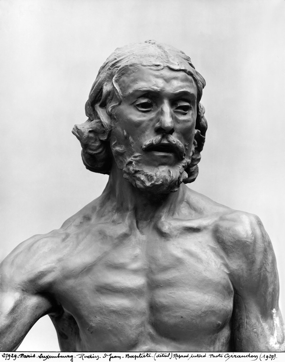 Svatý Jan Křtitel, 1878-80 (detail) (viz také 279787) (bronz) od Auguste Rodin