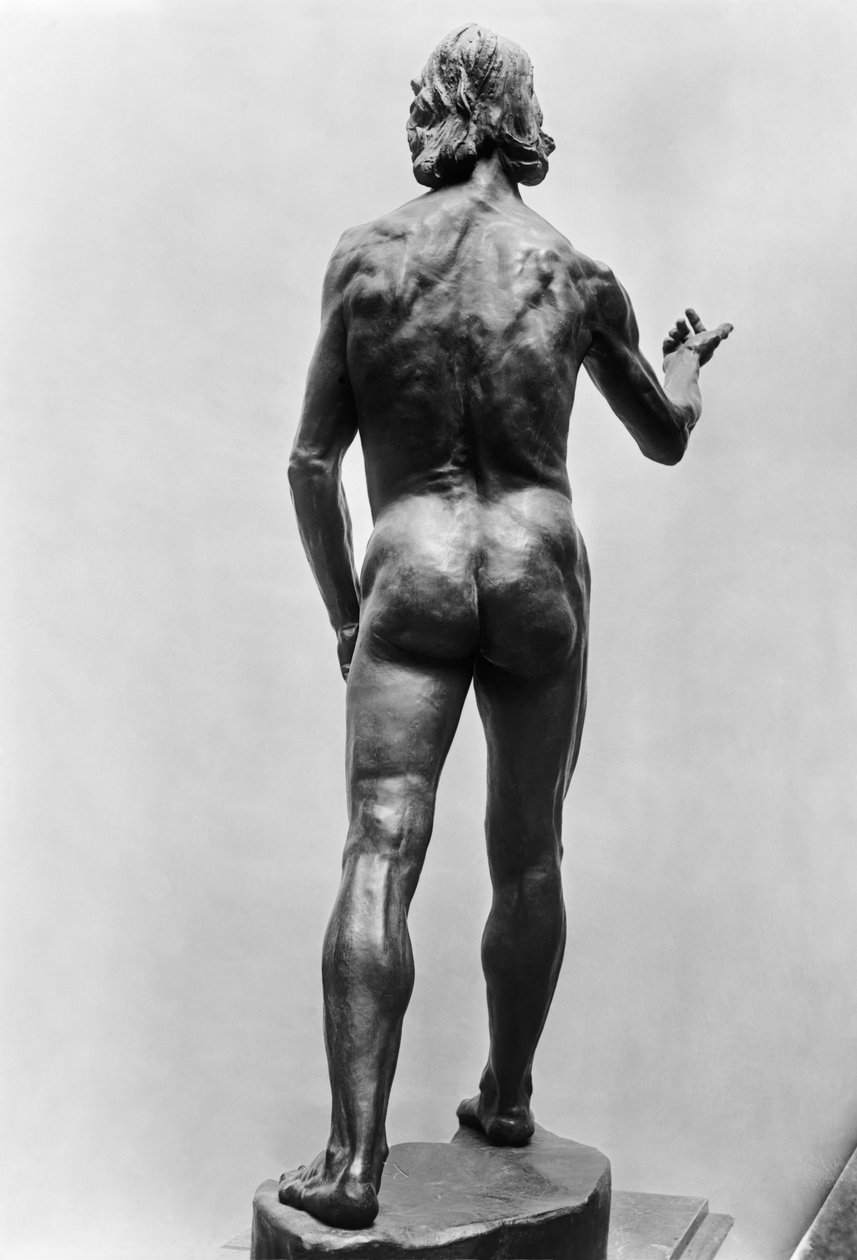 Svatý Jan Křtitel, pohled zezadu, 1878-80 (viz také 279787, 279788) (bronz) od Auguste Rodin