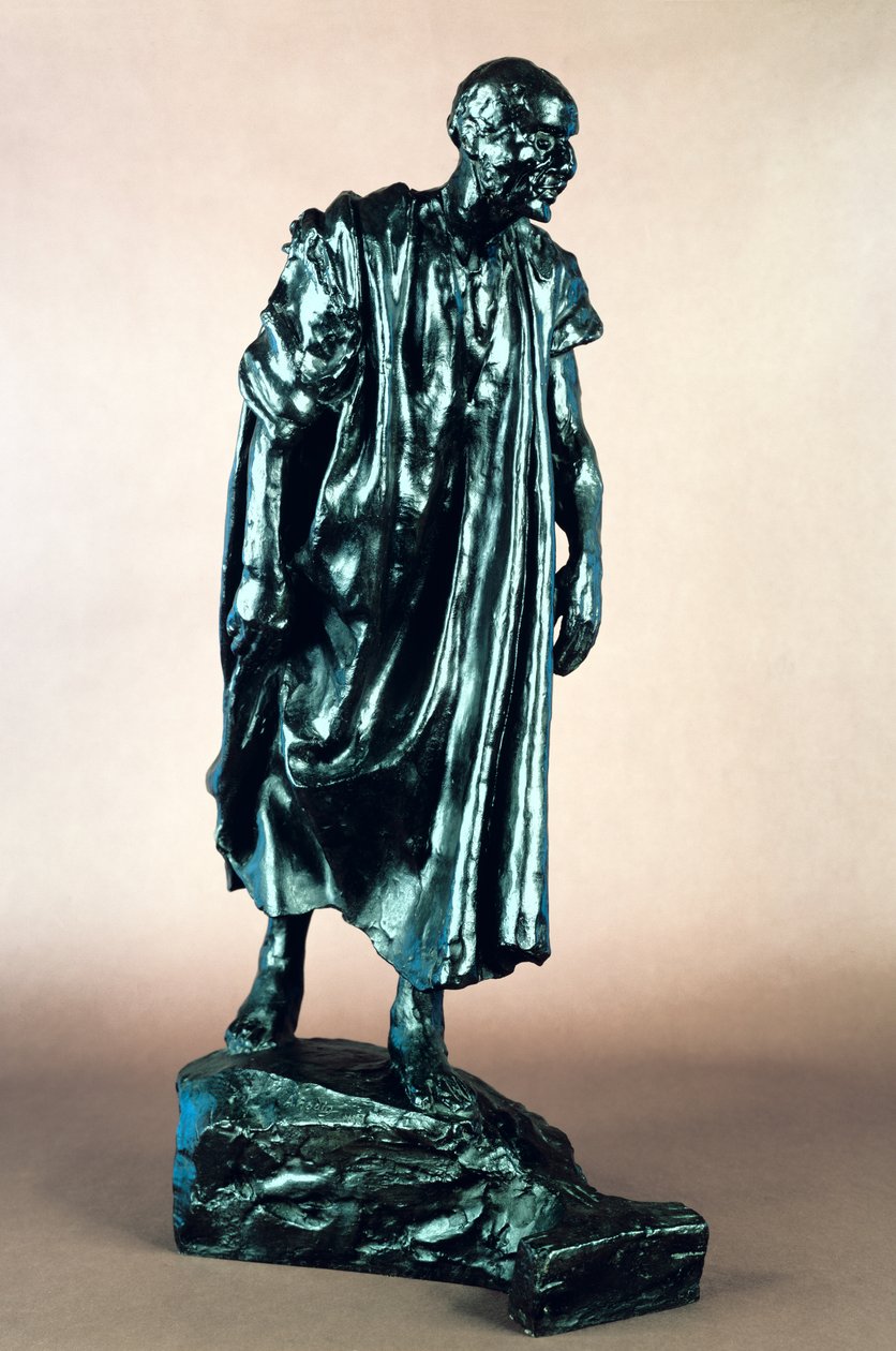 Studie pro Jacquese de Wissanta z měšťanstva Calais, kolem 1905-10 (bronz) od Auguste Rodin